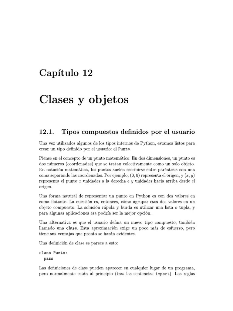 Python POO-Clases Y Objetos | PDF