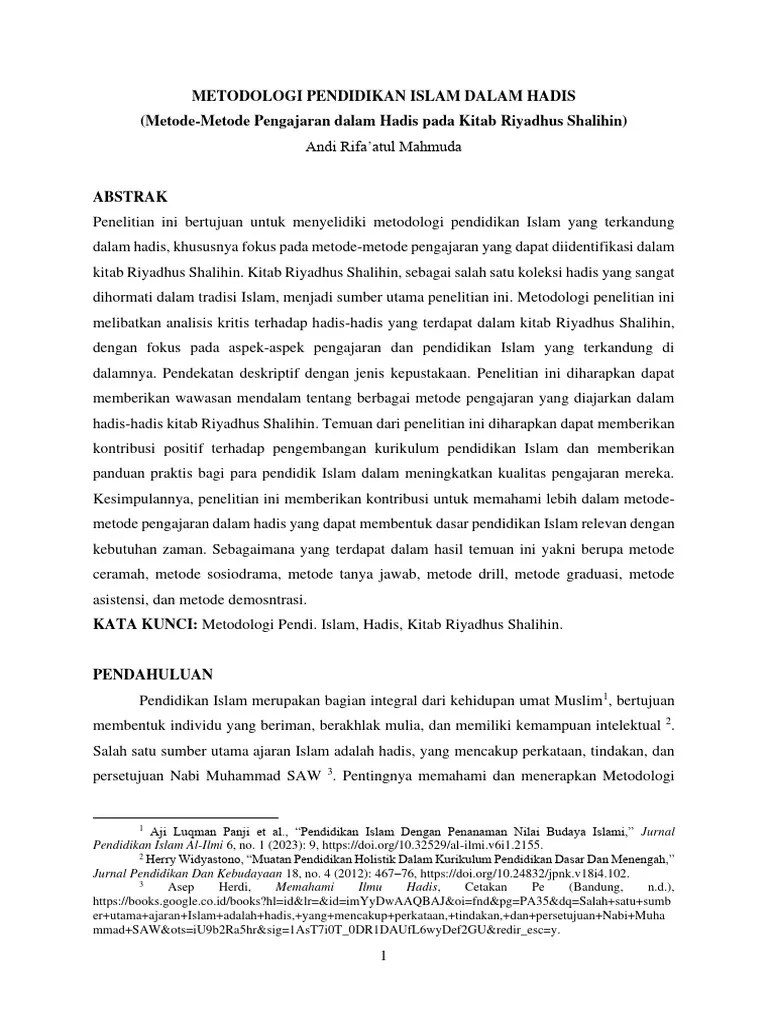 4_ANDI RIFA'ATUL MAHMUDA_SELASA PAGI_METODOLOGI PENDIDIKAN ISLAM DALAM ...