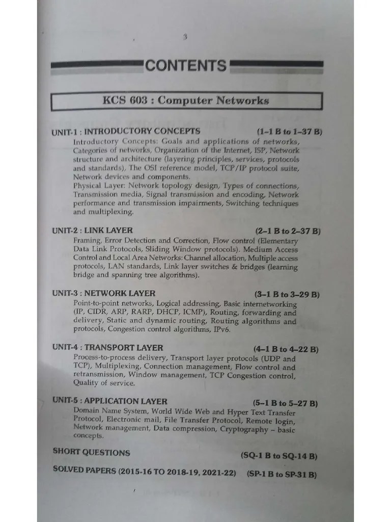 Computer Network Unit 12 PDF | PDF