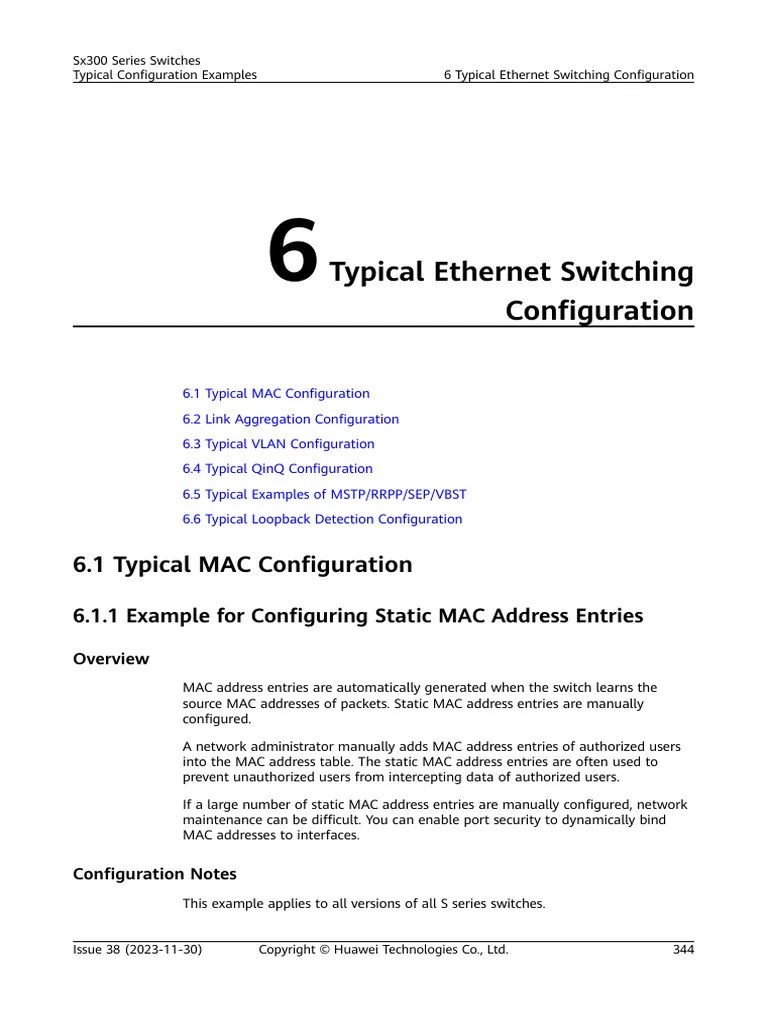 01-06 Typical Ethernet Switching Configuration | PDF | Network Switch ...