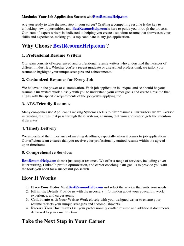 Job Application Cover Letter PDF | PDF | Résumé