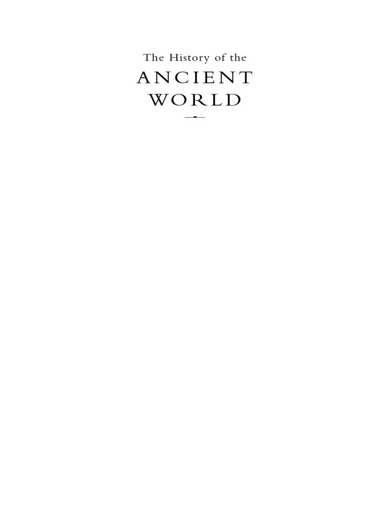Sample History Of The Ancient World | PDF | Sumer | Achaemenid Empire