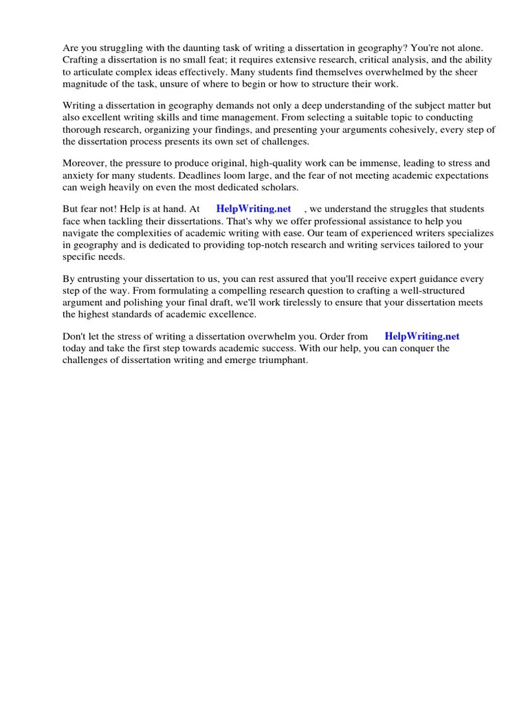 Dissertation Geographie PDF | Download Free PDF | Ultimate Fighting Championship