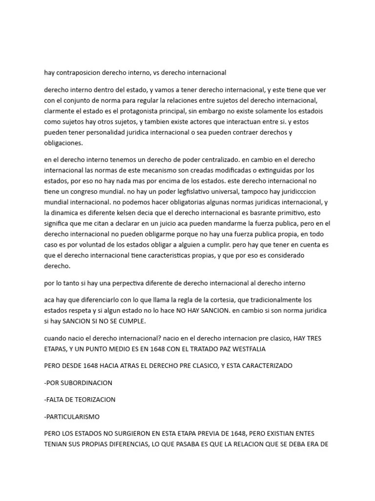 Derecho Internacional Publico | PDF | Tratado | Ley Internacional