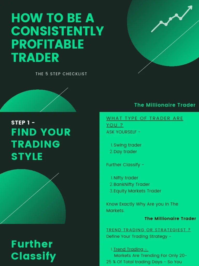 How To Be Consistently Profitable Trader - E-Book | PDF | Securities ...