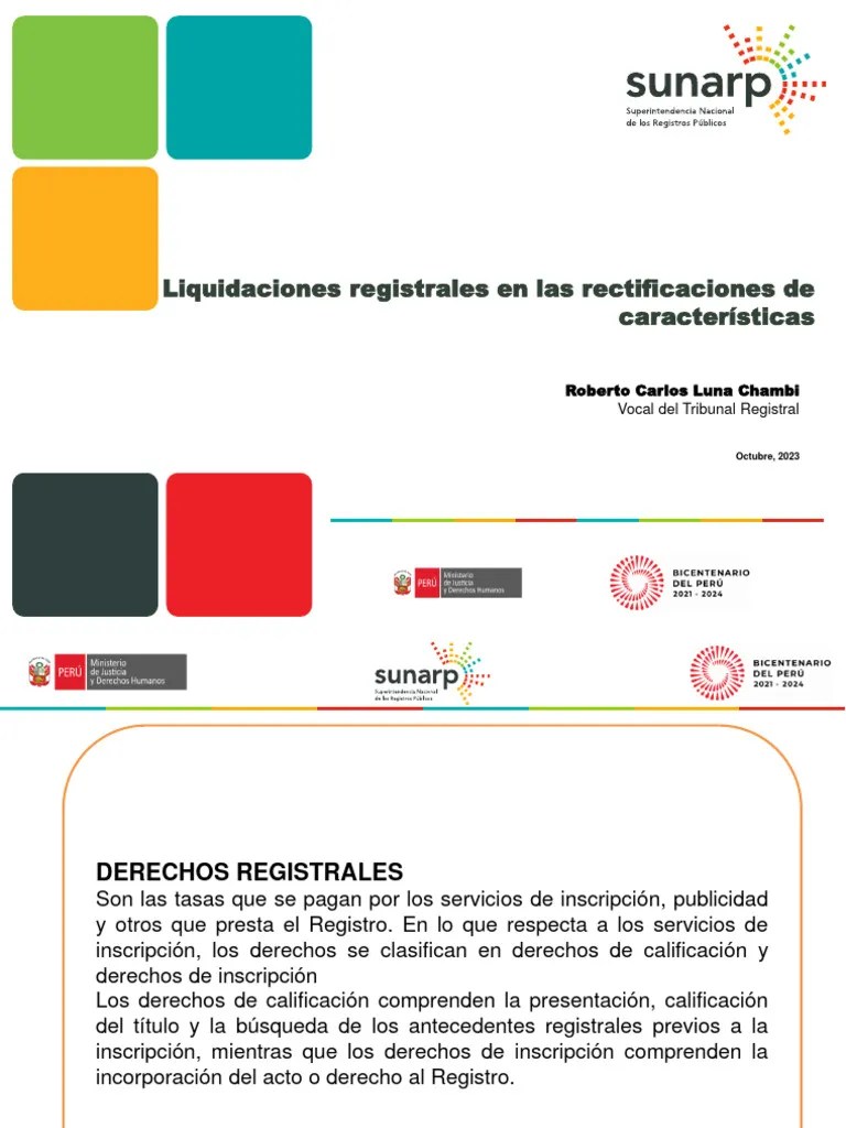 SUNARP, CAMBIO DE CARACTERISTICAS | PDF | Gobierno | Justicia