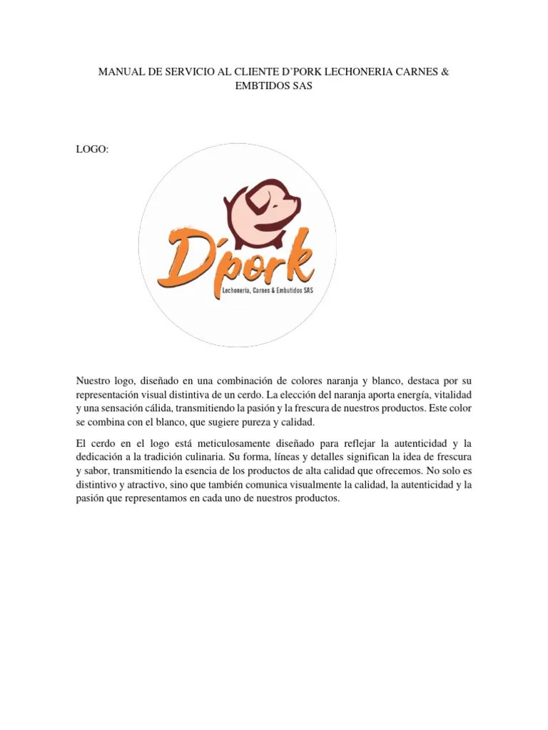 MANUAL DE SERVICIO AL CLIENTE | PDF