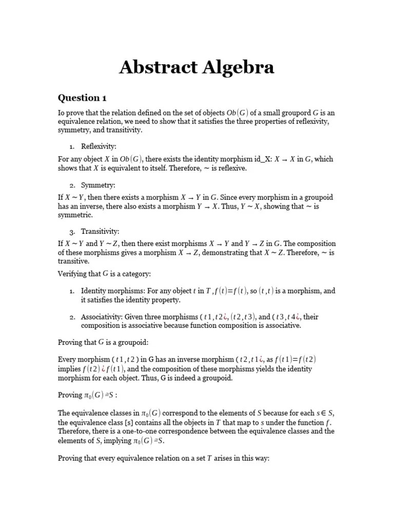 Abstract Algebra | PDF | Module (Mathematics) | Mathematical Structures