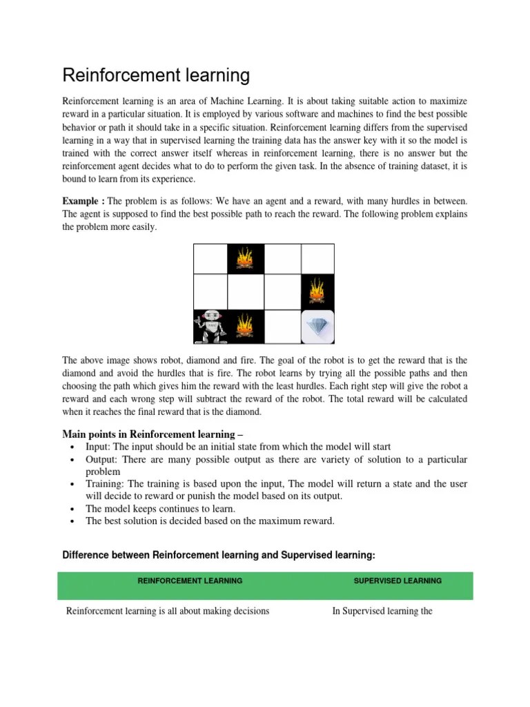 Reinforcement Learning | PDF | Reinforcement | Learning