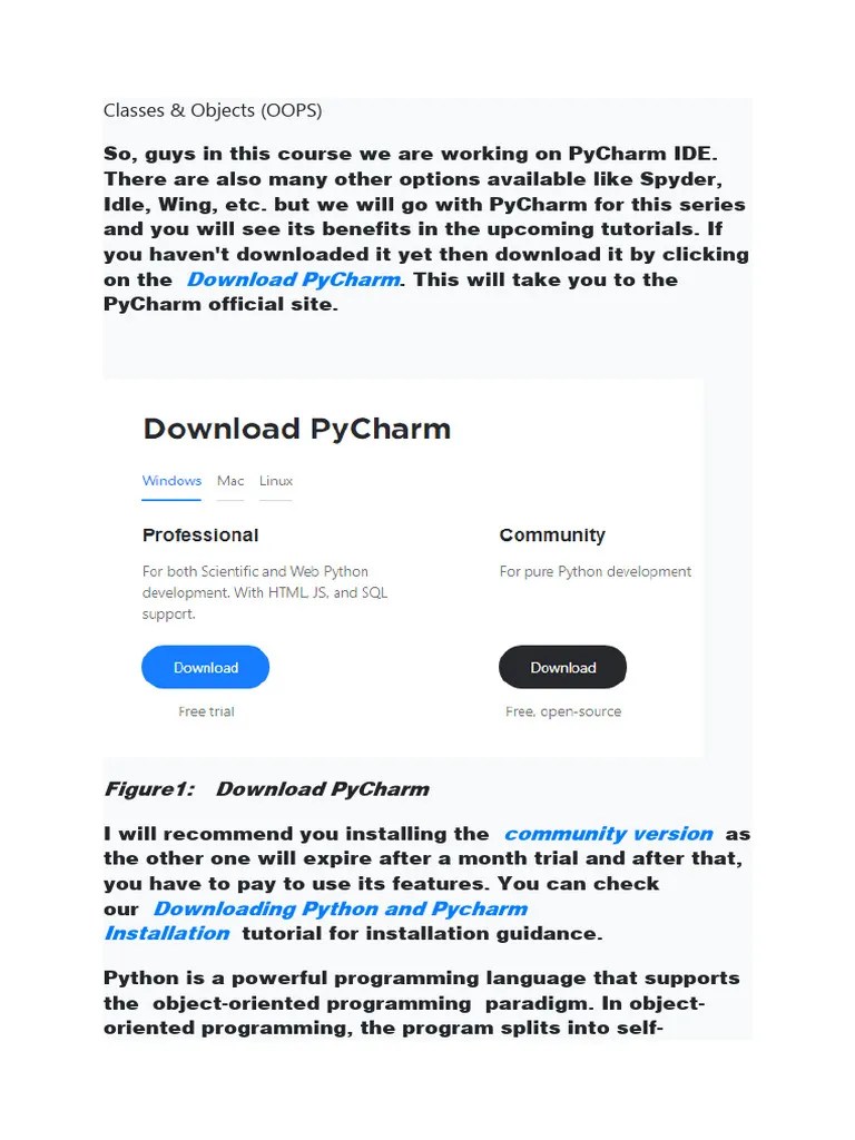 34.classes & Objects (OOPS) | PDF | Object Oriented Programming | Class ...