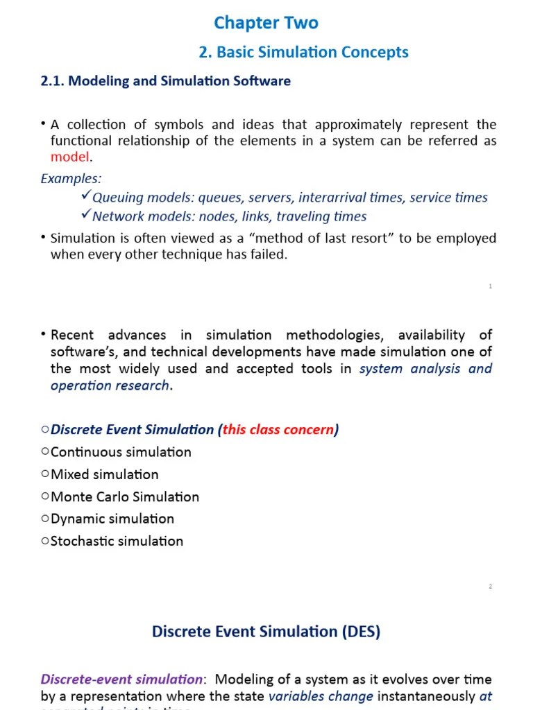 Chapter 2 - Simulation.... | PDF | Simulation | Applied Mathematics