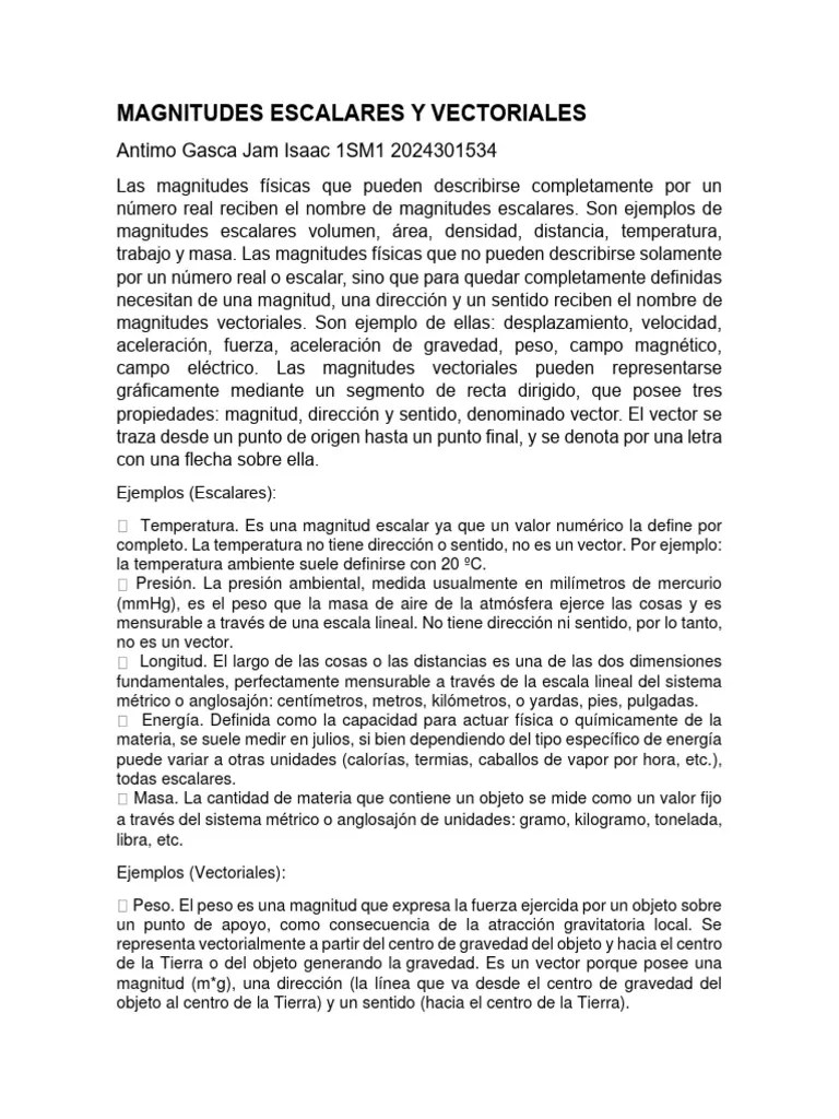 VECTORES | PDF | Vector Euclidiano | Espacio Vectorial