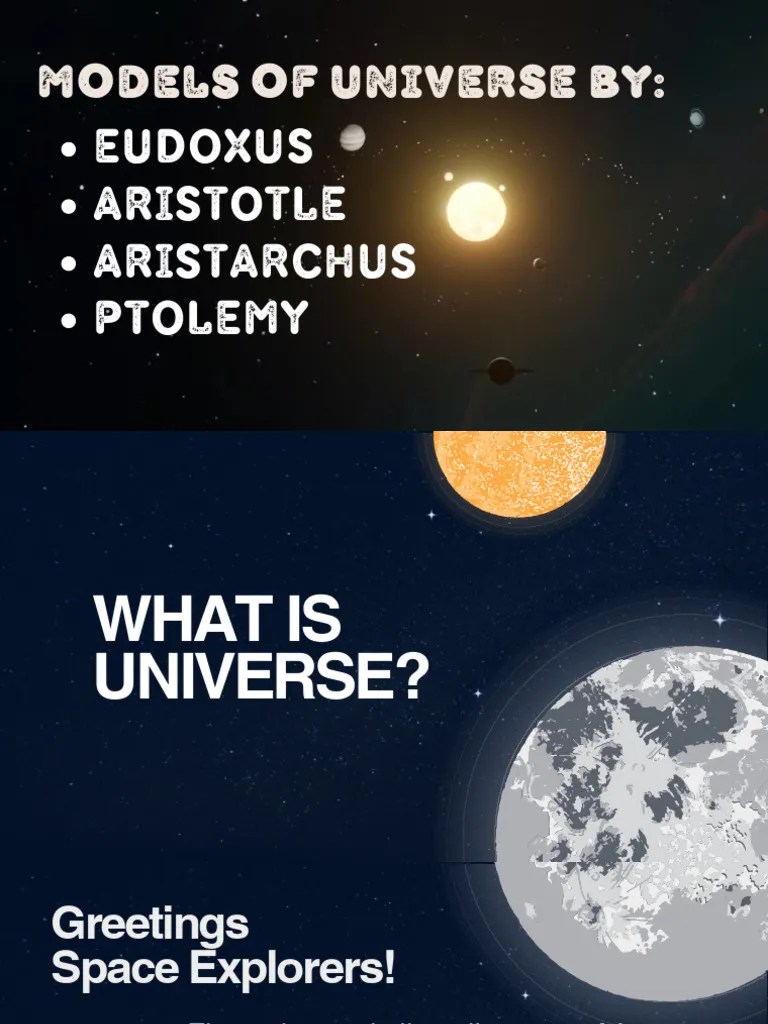 Beige And Blue Astronomy Project Presentation | PDF | Ptolemy | Universe