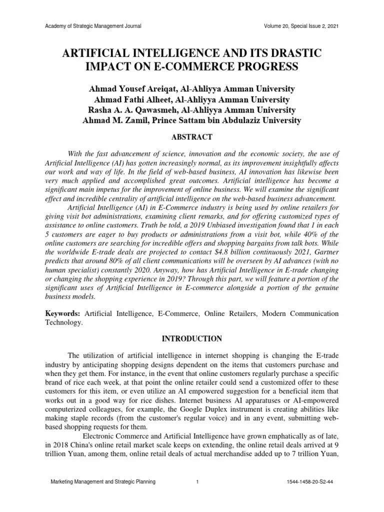 Artificial-intelligence-and-its-drastic-impact-on-ecommerce-progress ...