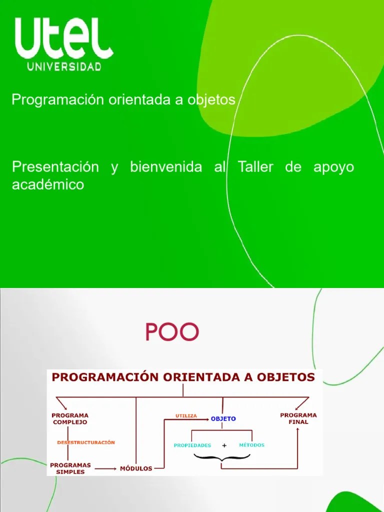 Programación Orientada A Objetos- Sem1 | PDF | Programación Orientada A ...