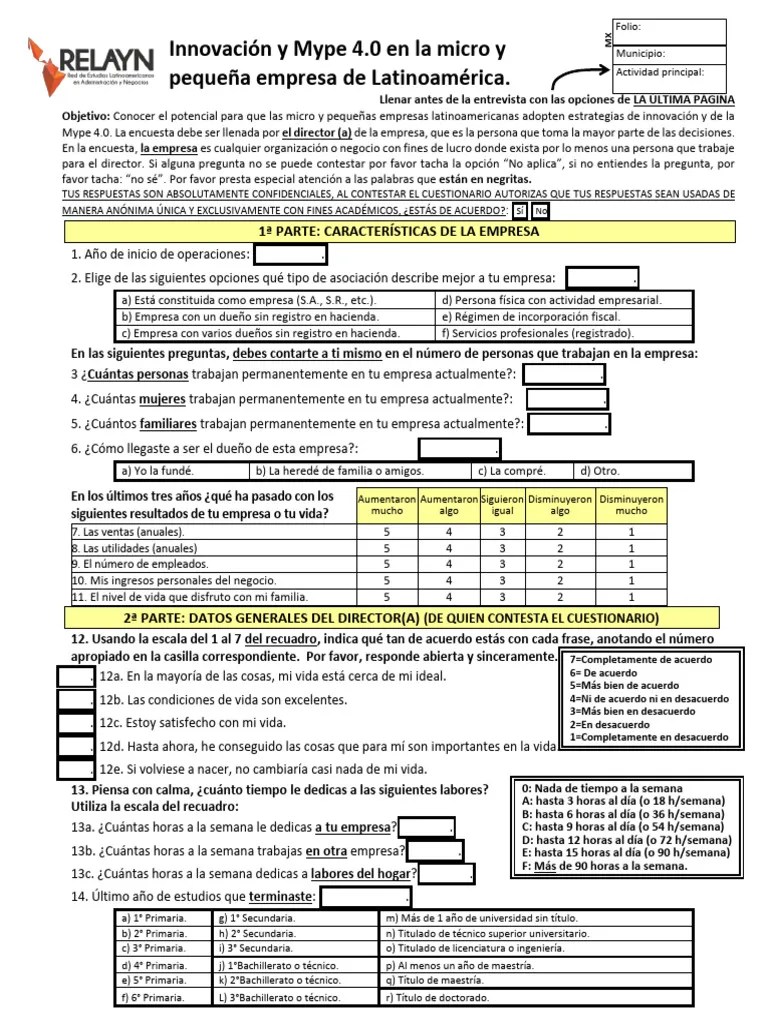 Cuestionario Prueba Estadistica | PDF | Internet | Business