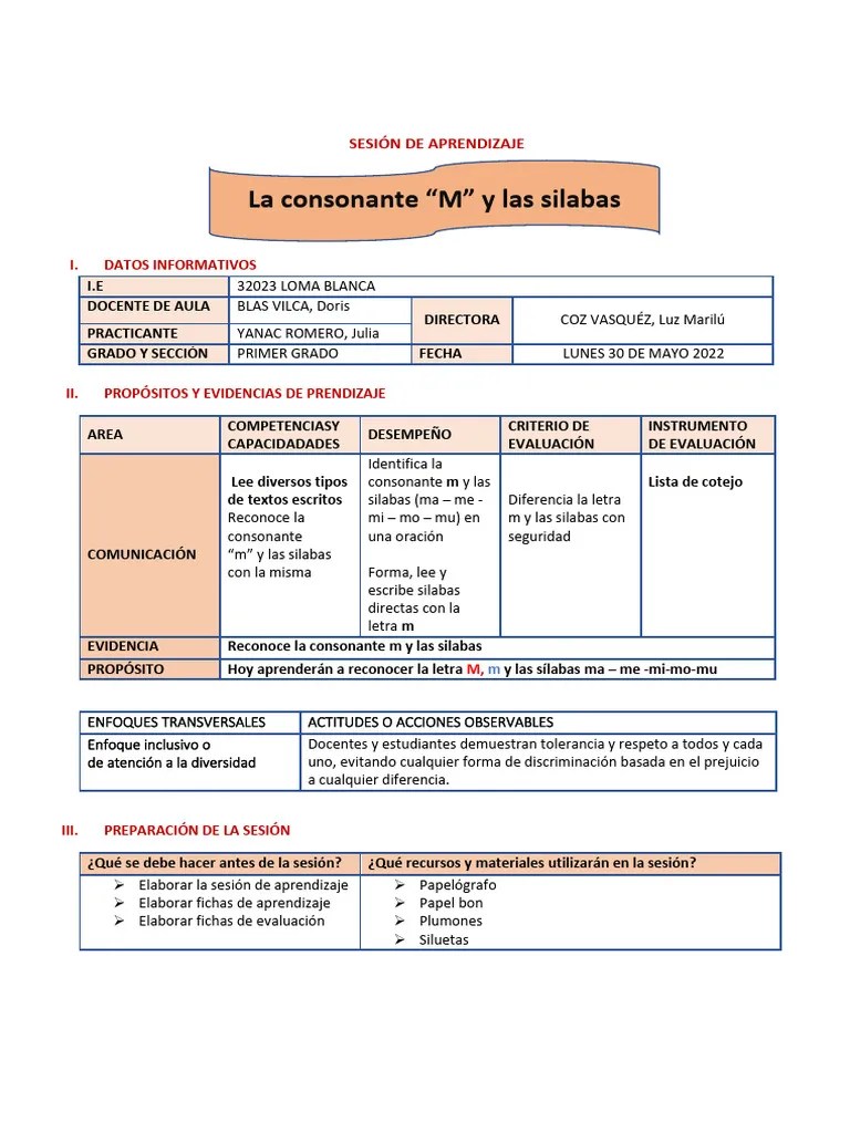 Sesión De Aprendizaj1 Comunicación Lunes | PDF | Evaluación | Aprendizaje