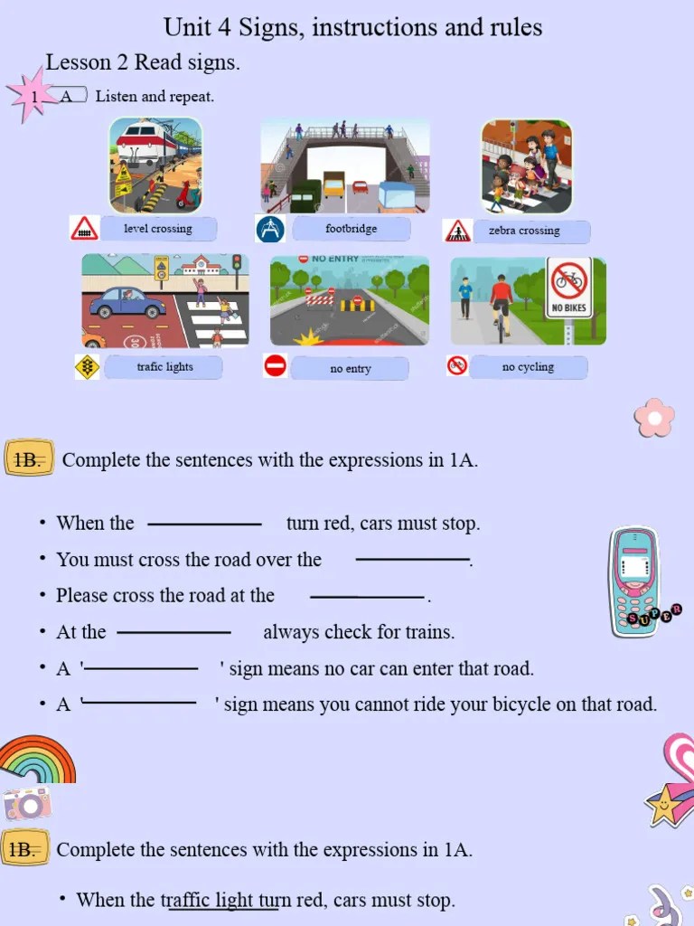 Grade 5 Unit 2 (Lesson2) | Download Free PDF | Road | Traffic