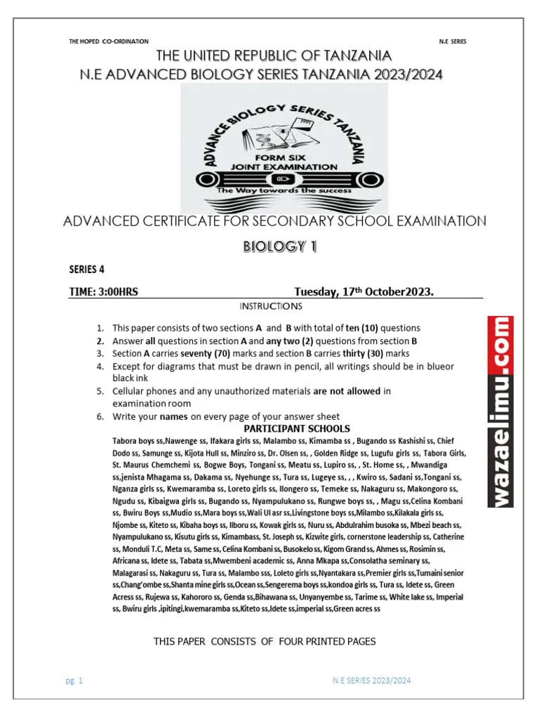 Biology 1 Exam | PDF | Cellular Respiration | Cell Biology
