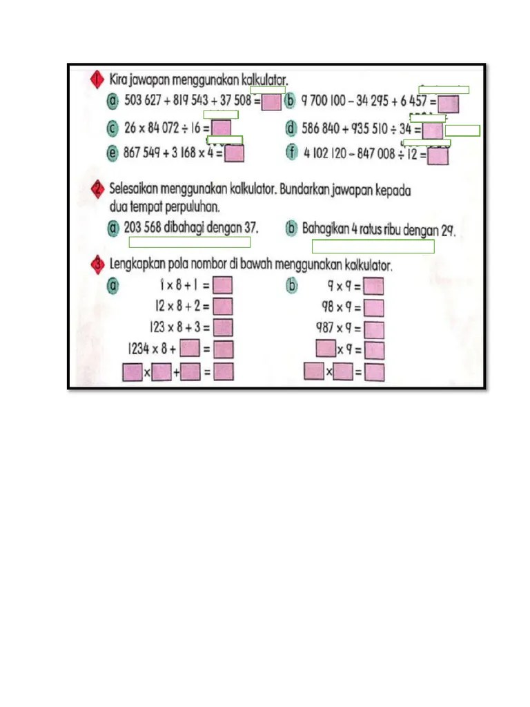 Latihan Tahun 6 | PDF