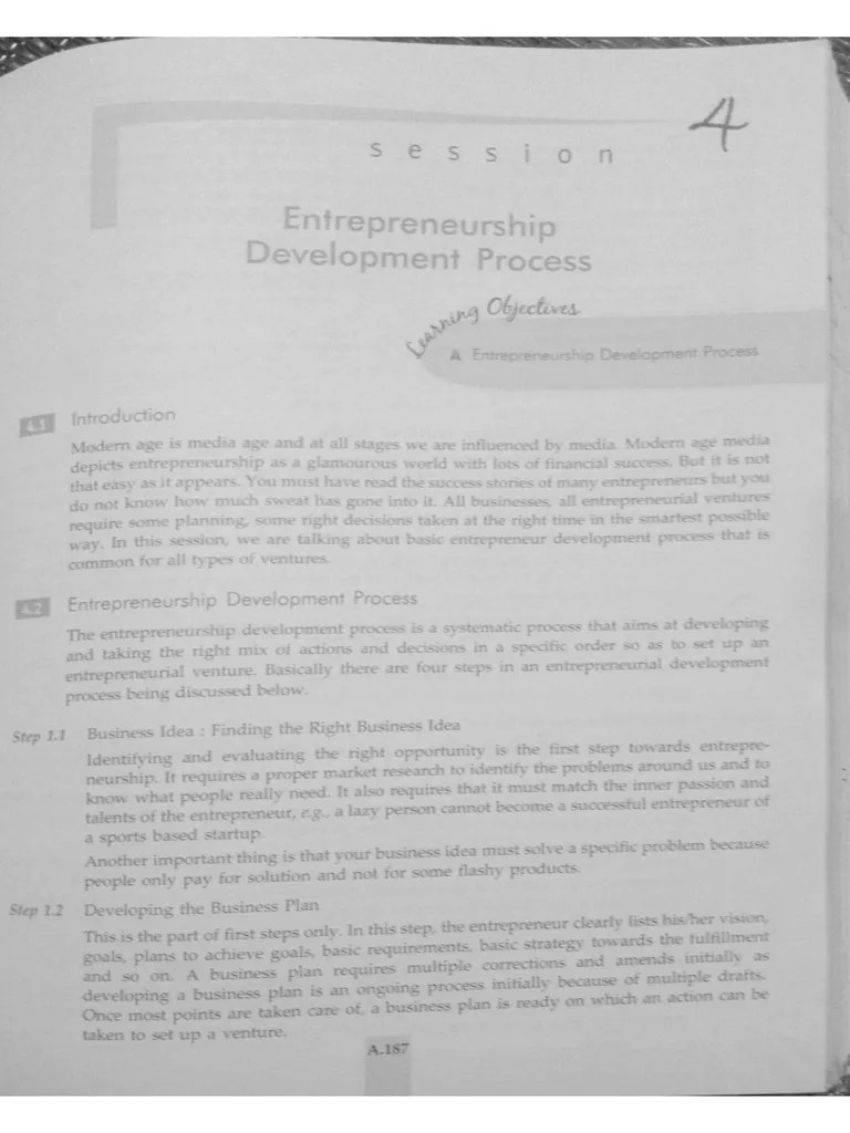 Entrepreneur Skills S4 | PDF