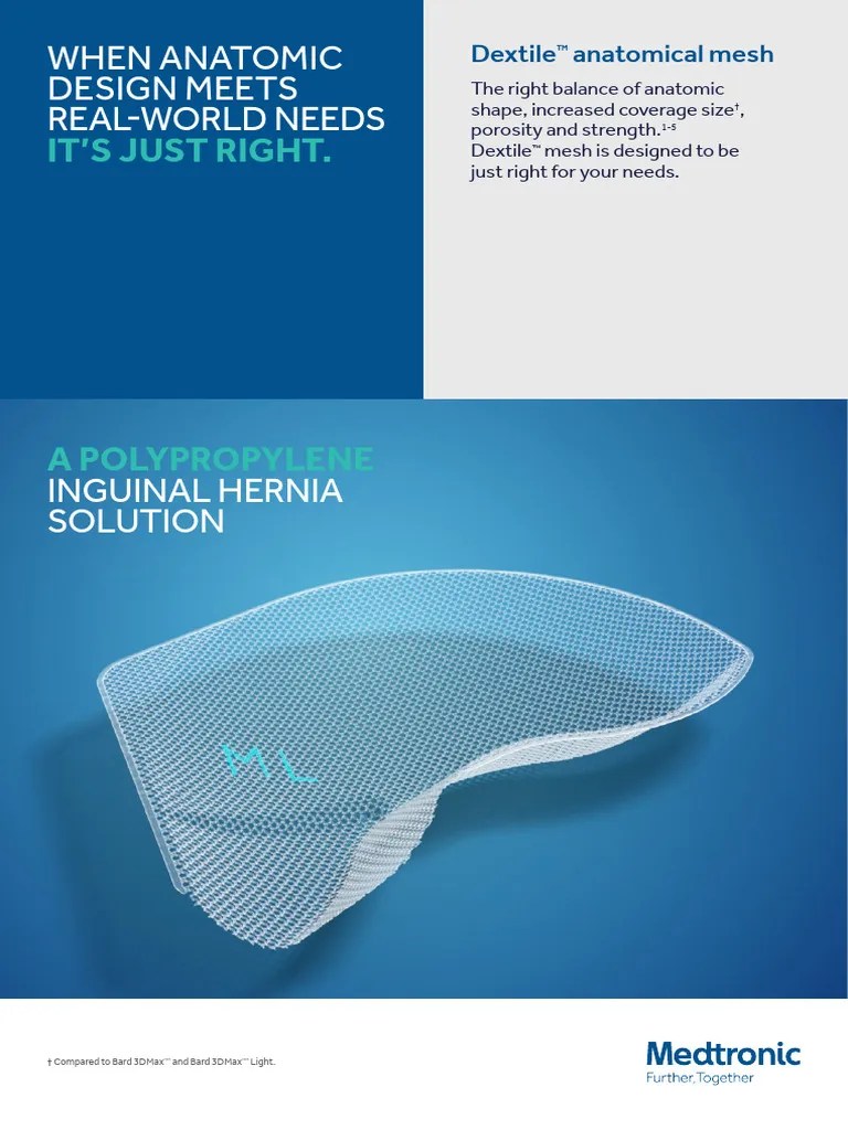 Dextile Anatomical Mesh Brochure | PDF