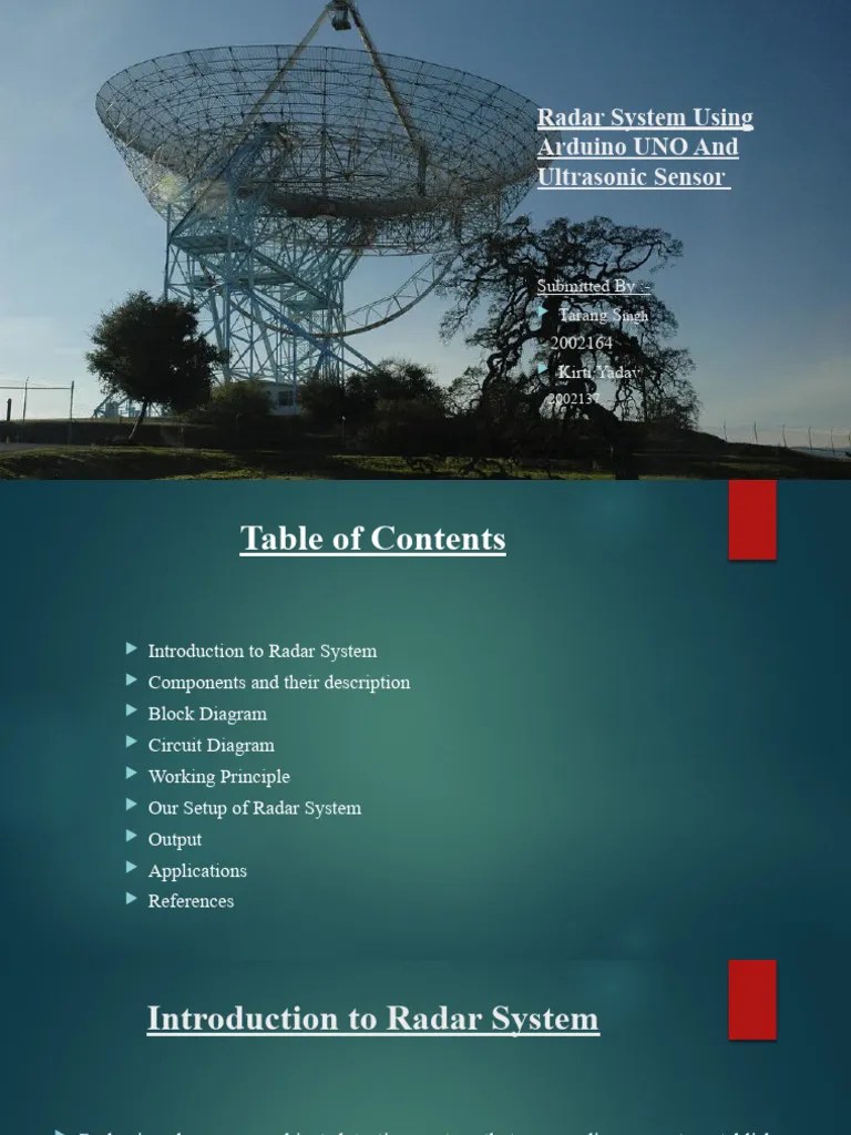 Radar System Using Arduino | PDF | Radar | Arduino