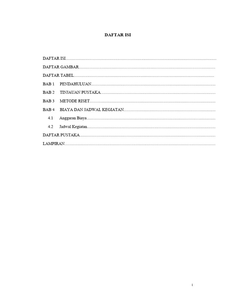 Template Proposal PKM K | PDF