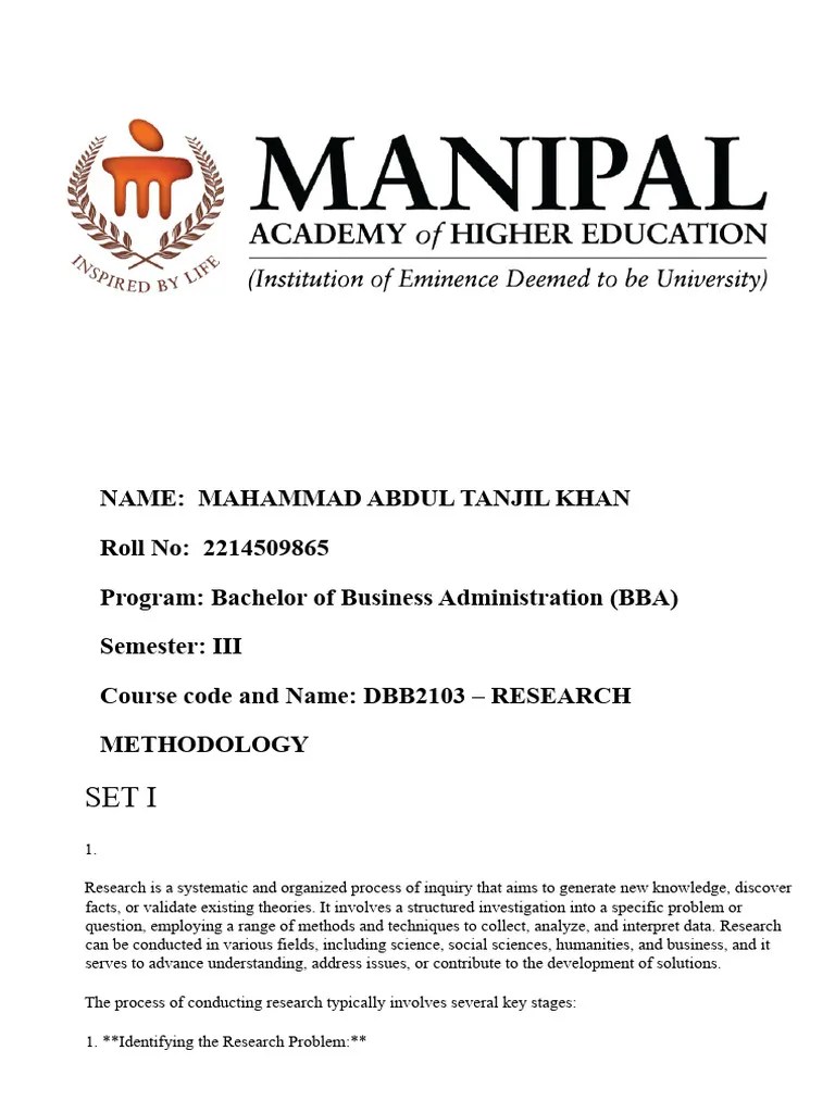 Research Methodology | PDF | Sampling (Statistics) | Methodology
