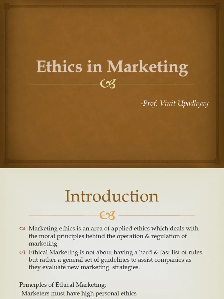 CHP 6 - Ethics In Marketing | Download Free PDF | Advertising | Marketing