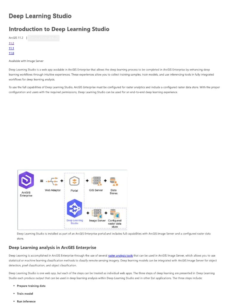 ArcGIS Deep Learning Studio | PDF