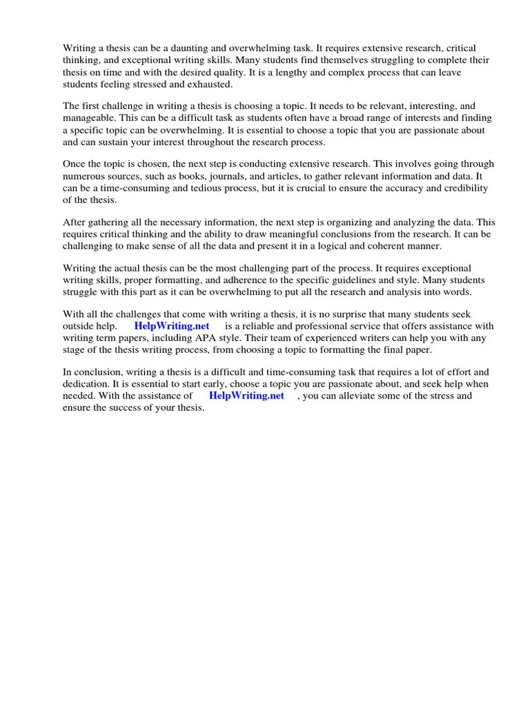 Example Of Term Paper Apa Style | PDF | Apa Style | Writing