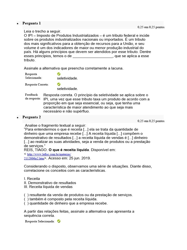 Atividade 2 Planejamento Tributario | PDF | Contabilidade | Receita