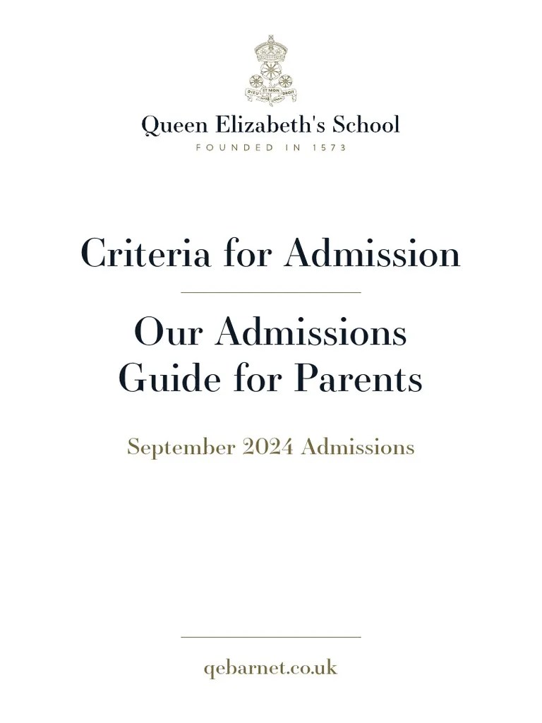 QE Admissions Guide 2024 ISSUUv2 | PDF | University And College Admission