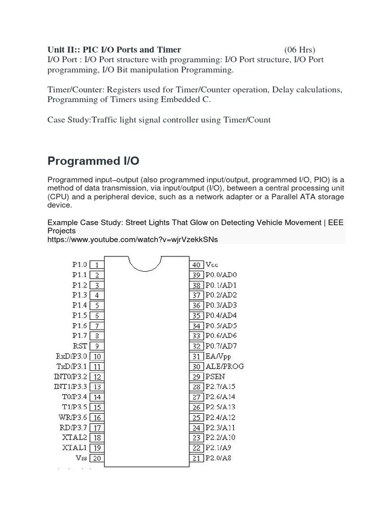 Unit II | PDF | Input/Output | Central Processing Unit