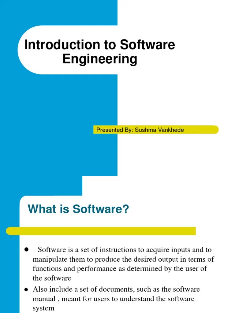 Unit 1 - Introduction To Software Engineering | PDF