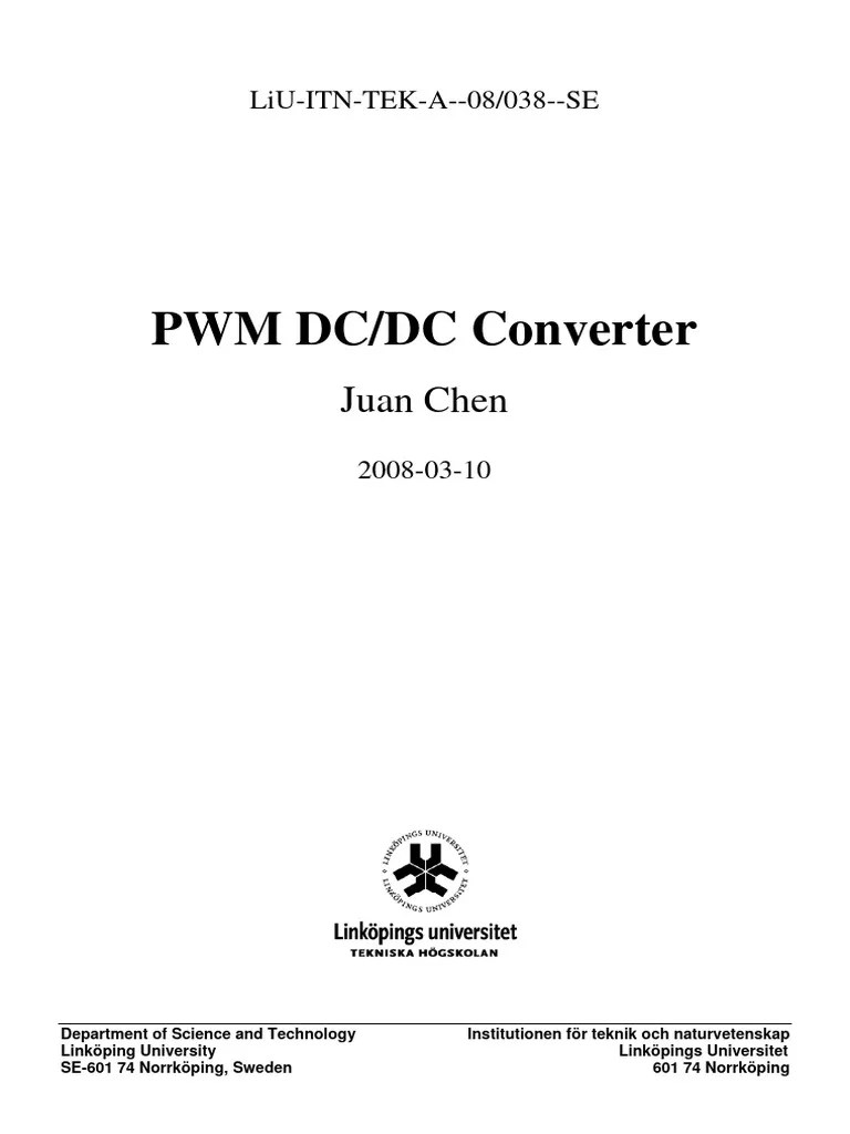 PWM Controller_2008 | PDF