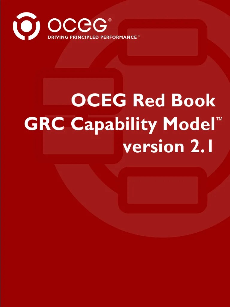 OCEG Red Book GRC Capability Model Version 2.1 ( PDFDrive ) | PDF