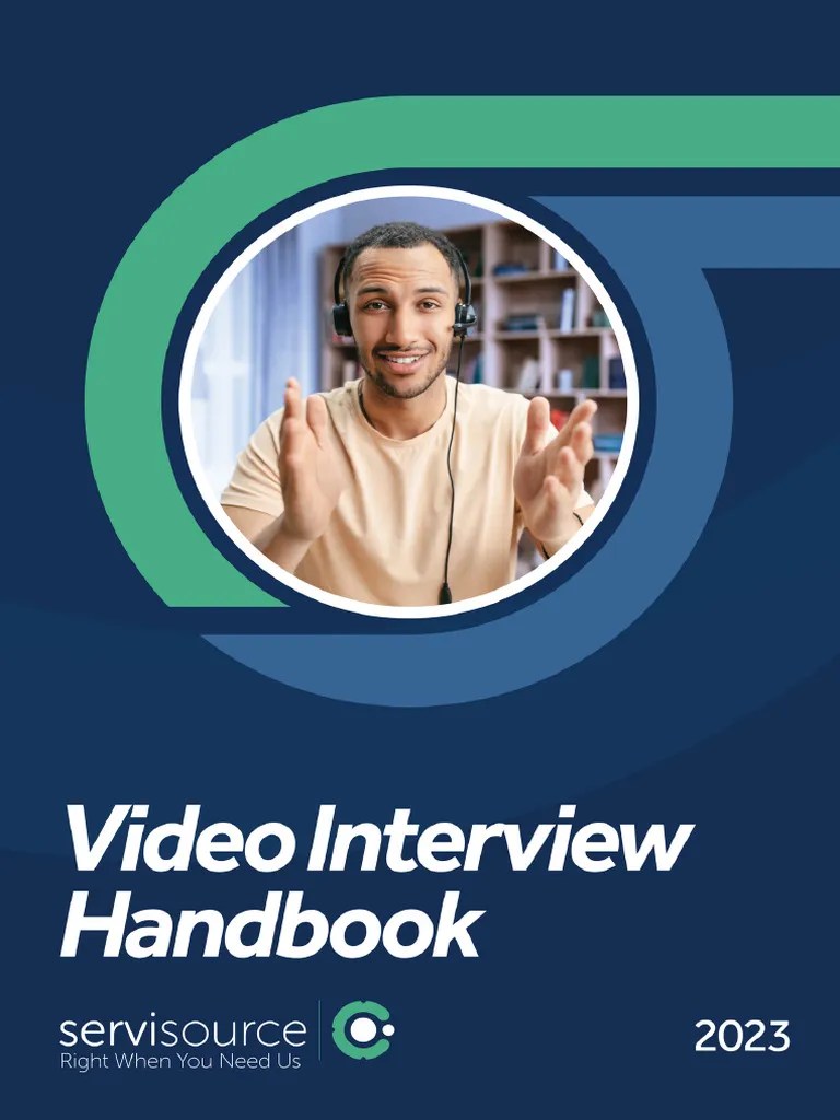 Video Interview Handbook 2023 | PDF | Body Language | Nonverbal Communication