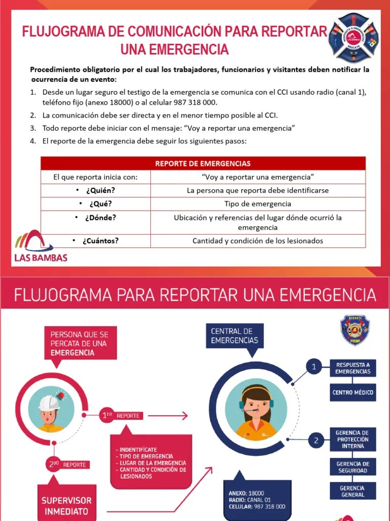 GUIA 03 Flujograma Comunicacion Emergencia - 2024 | PDF | Ciencias Sociales
