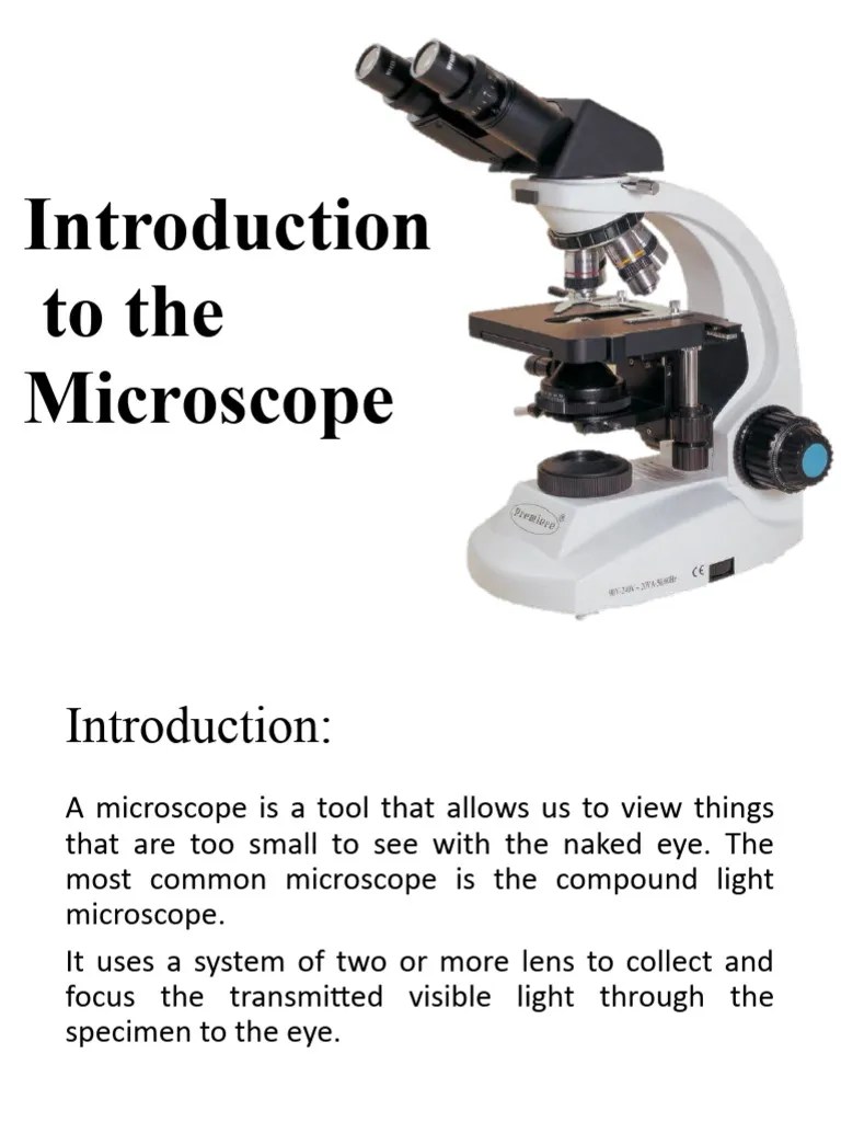 Introduction To The Microscope | Download Free PDF | Microscope | Glass ...