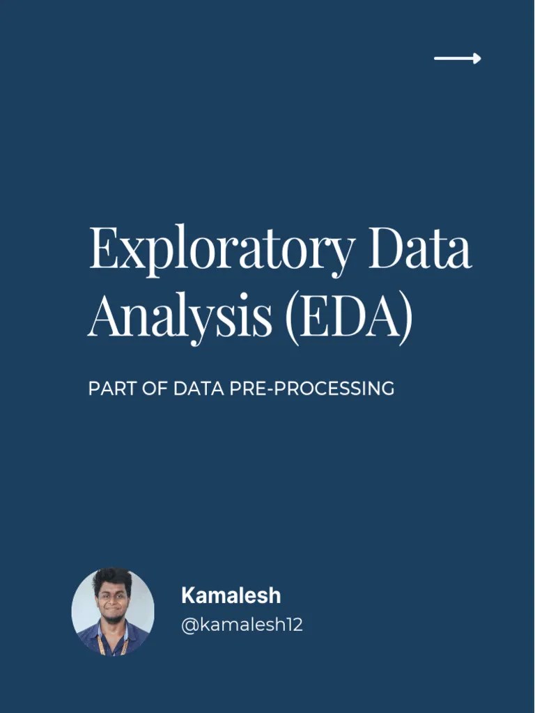Exploratory Data Analysis EDA Part Of Data PreProcessing | PDF