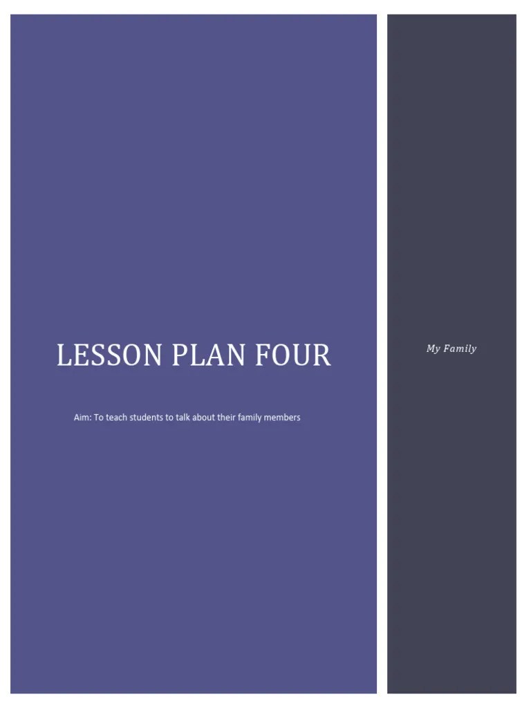 Lesson Plan Four | PDF | Cognitive Science | Behavior Modification