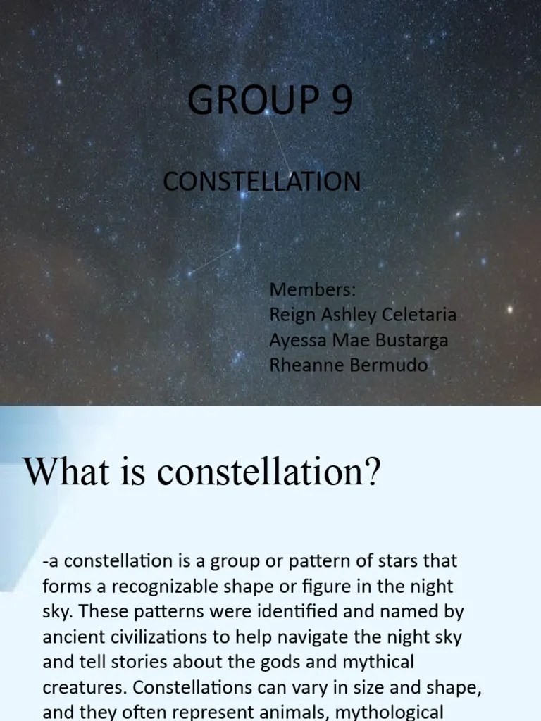 Presentation Constellation | PDF | Constellation | Zodiac