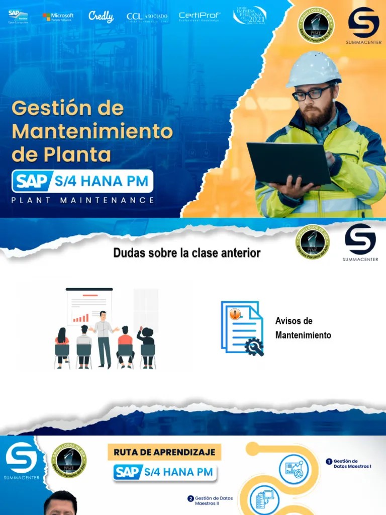 Tema 4 - Órdenes De Mantenimiento (SAP S4 HANA PM - Summa Center Latam) | PDF | Planificación