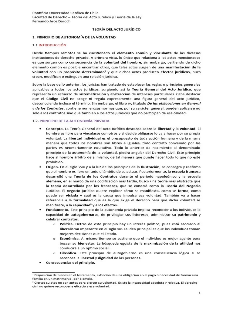 Teoría General Del Acto Jurídico | PDF | Justicia | Crimen Y Violencia