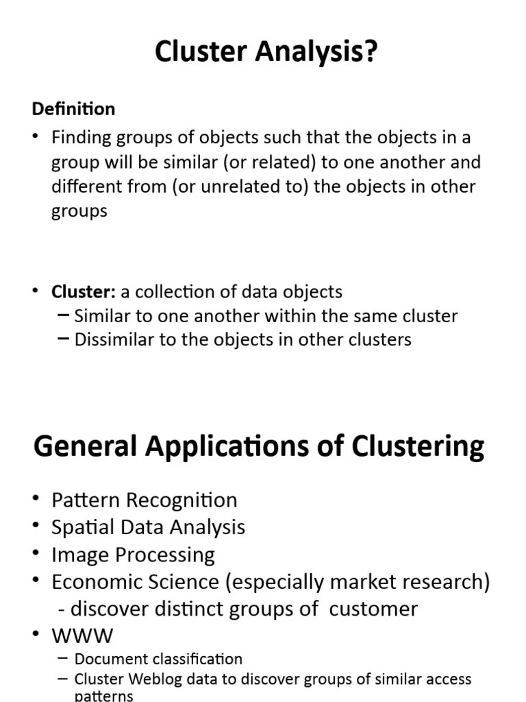 Clustering And Association Rule | PDF | Cluster Analysis | Applied ...