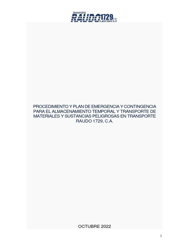 005.DEF - Plan De Emergencias Almacenamiento Y Transp Sustancias ...