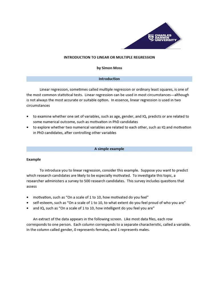 Lec03 Linear Regression Pdf Department Of Computer Science Com S 474 574 Introduction To - Geometric Image Collection - HD Quality