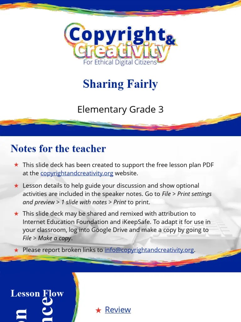 Grade 3 Lesson Slides | PDF | Copyright | Fair Use